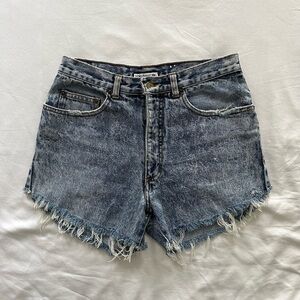 GUESS Rare Georges Marciano 1980s Acid Wash Vintage Denim Shorts, Size 28